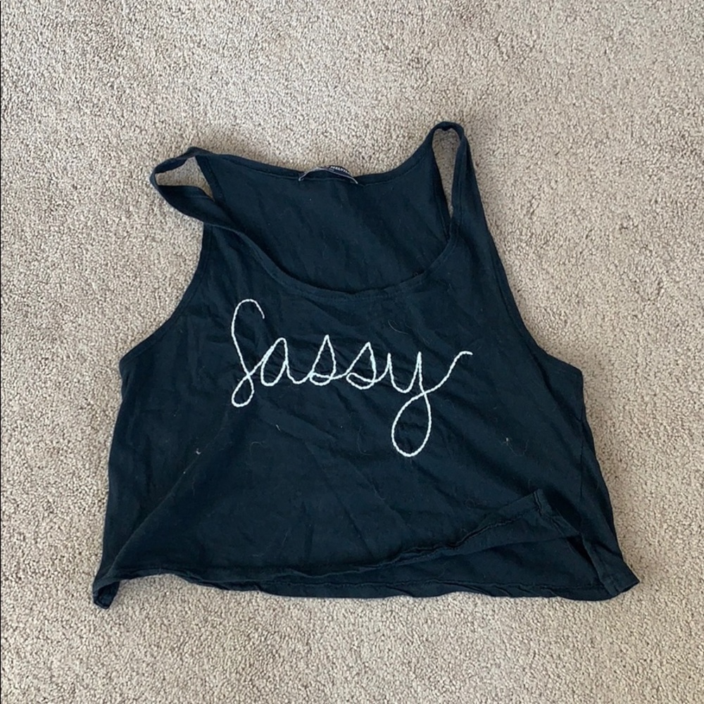 Brandy Melville sassy tank top